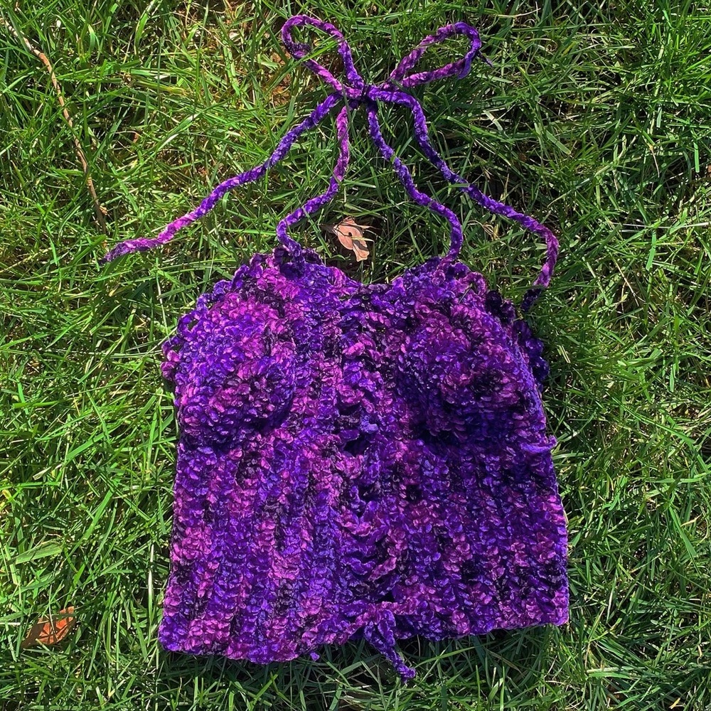 Crochet Bustier Crop Top